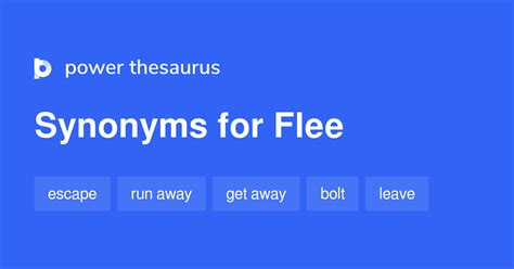 flee synonym|freed.